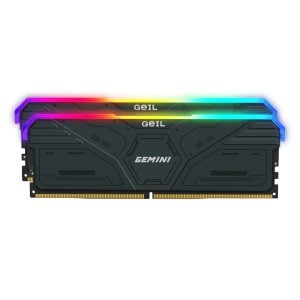 GeIL Gemini RGB 32GB DDR5 6000MHz Desktop Gaming Memory Kit (2 x 16GB) – Grey - Image 1
