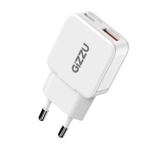 Gizzu 2-Port 20W GaN Wall Charger - Image 1