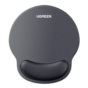 UGREEN LP668 Ergonomic Mousepad with Wrist Rest (220 x 245 mm) - Black - Image 1