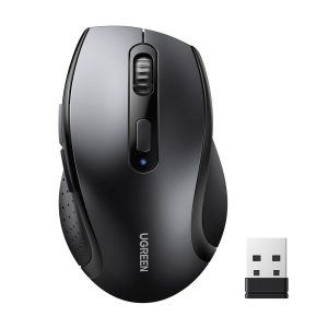 UGREEN M511 Ergonomic 2.4GHz Wireless Mouse - Black - Image 1