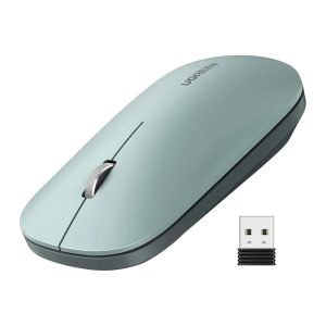 UGREEN Portable 2.4GHz Wireless Mouse - Green - Image 1