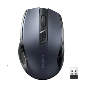 UGREEN MU006 2.4GHz Wireless Optical Mouse – Black - Image 1