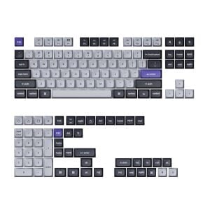 Keychron Double Shot KSA PBT Keycap Set - Dark Grey/White Smoke - Image 1