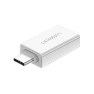 UGREEN US173 USB-A to USB Type-C Adapter - White - Image 1