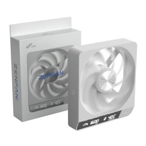 FSP ZENFAN 120mm PWM Smart Fan - White - Image 1