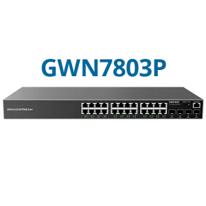 Grandstream Enterprise L2++ 24 port Managed GbE PoE Switch 250W | GWN7803PL-PRO - Image 1