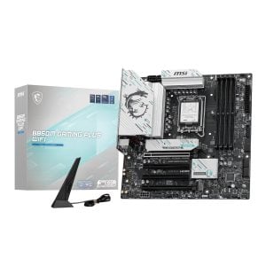 MSI B860M Gaming PLUS WIFI Intel LGA1851 DDR5 M-ATX Motherboard - Image 1