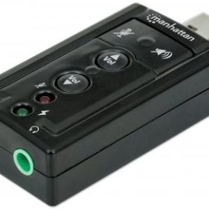 Manhattan Hi Speed USB 3D 7.1 Sound Adapter - Image 1