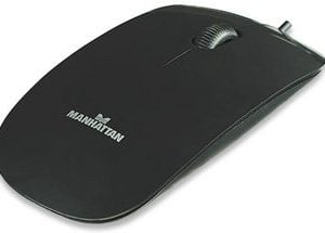 Manhattan Black 1000 dpi Silhouette Optical Mouse - Image 1