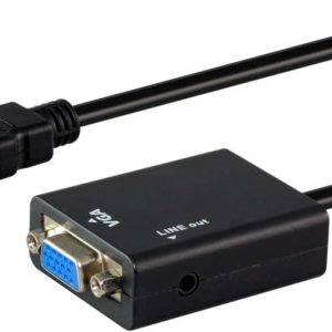 UniQue HDMI Male To Female VGA With Audio Adaptor - Image 1