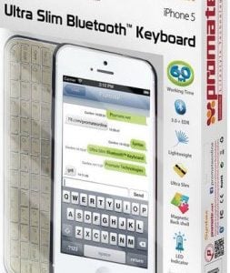 Promate Syntax iPhone 5 Ultra Slim Bluetoot Keyboard with - Image 1