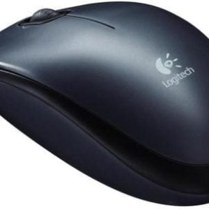 Logitech M90 USB Black Wired Mouse - Image 1