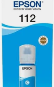 Epson 112 EcoTank Cyan Ink Bottle - Image 1