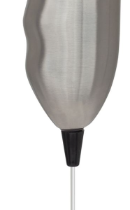 Mellerware Battery Operated Stainless Steel Brushed Milk Frother - Image 1