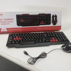 UniQue G11 Gaming Wired Keyboard & Mouse Combo - Image 1