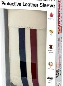Promate White Zino BlackBerry Z10 Protective Leather Sleeve - Image 1