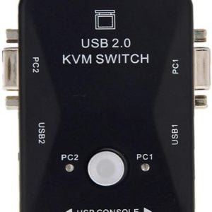 UniQue KVM 2 Port VGA USB 2.0 Manual Switch - Image 1