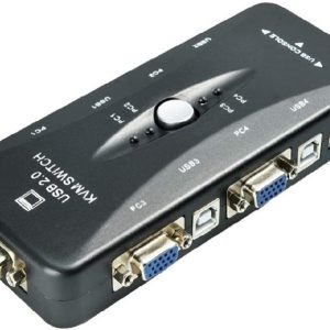 UniQue VGA 4 Port Manual USB2.0 KVM Switch - Image 1
