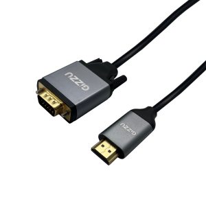 Gizzu Full HD HDMI to VGA Cable (1.8m) - Black - Image 1