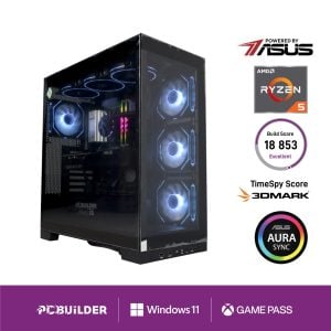 PCBuilder Ryzen 5 7600 MAVERICK Windows 11 Gaming PC - Image 1