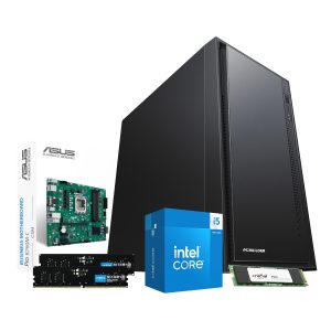 PCBuilder Intel i5-14400 OFFICE Master Windows 11 Desktop PC - Image 1