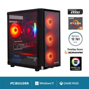 PCBuilder Ryzen 5 8400F RECON Windows 11 Gaming PC - Image 1