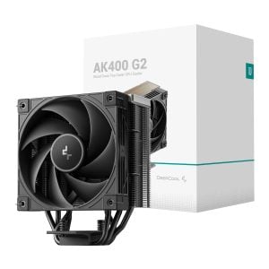 DeepCool AK400 G2 Dark 120mm CPU Air Cooler - Black - Image 1