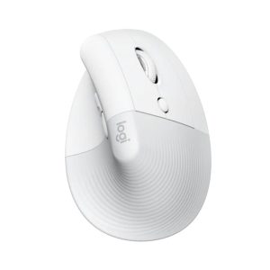 Logitech Lift Vertical Ergonomic Mouse for Business  - OFF-WHITE/PALE GREY - 2.4GHZ/BT - Image 1