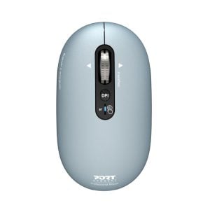 Port Connect PURE MAC Rechargeable Wireless and Bluetooth Mouse - Storm - Image 1