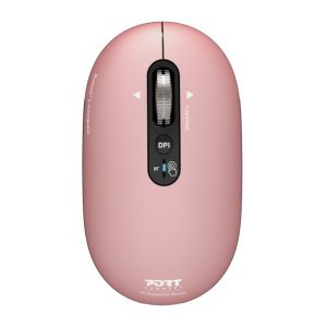 Port Connect PURE MAC Rechargeable Wireless and Bluetooth Mouse - Copper Rose - Image 1