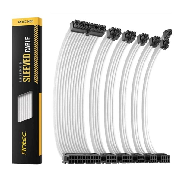 AT-ECAB-BK300-C1P4-W_Antec-300mm-Sleeved-Braided-Power-Extension-Cable-Kit-–-White_wr_01