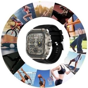 Nesty NP 104 Ultra Smart Sports Watch With Calling Function Black - Image 1