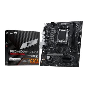 MSI PRO A620AM-B EVO AM5 M-ATX Motherboard - Image 1