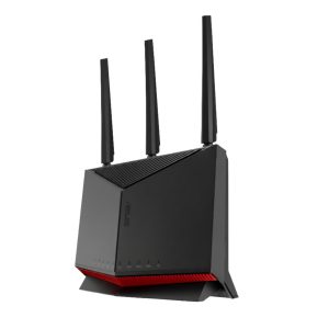 ASUS RT-BE86U Wi-Fi 7 Dual-Band 10G and 2.5G AiMesh Wireless Router-Black - Image 1