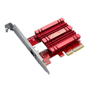 ASUS XG-C100C V3 10Gbps PCIe Network Adapter-RJ45( Red/S) - Image 1