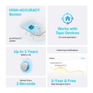 TP-Link Tapo Smart Temperature and Humidity Sensor | Tapo T310 - Image 2