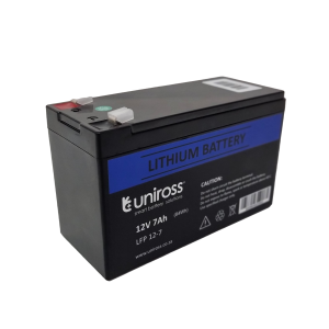 Uniross 12.8V 7Ah (89.6Wh) LiFEPO4 Battery | UR-BAT-LiFePO4-12-7 - Image 2