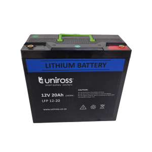 Uniross 12.8V 20Ah (256Wh) LiFEPO4 battery | UR-BAT-LiFePO4-12-20 - Image 2