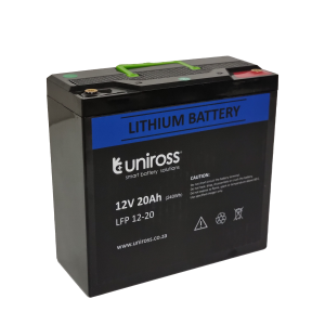 Uniross 12.8V 20Ah (256Wh) LiFEPO4 battery | UR-BAT-LiFePO4-12-20 - Image 3