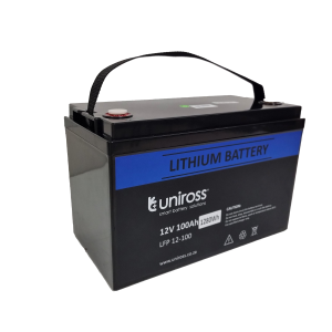 Uniross 12.8V 100Ah (1.28kWh) LiFEPO4 Battery | UR-BAT-LiFePO4-12-100 - Image 2