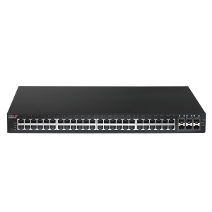 Edimax 54 Port, Web Smart,  48 Gigabit PoE+ Long Range Switch with 6 SFP+ Ports - Image 2