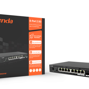 Tenda 8-Port 2.5G Ethernet Switch with 2x 2.5G SFP slots | TEM2010F - Image 4