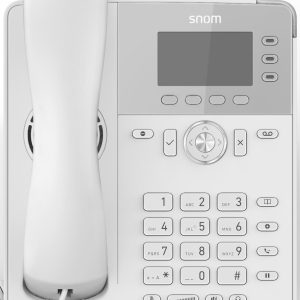 Snom D717 6-line Desktop SIP Phone in White - No PSU Included - Wide Colour TFT Display - USB - Image 2
