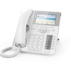 Snom D785 12-line Desktop SIP Phone in White - No PSU Included - Hi-Res 4.3" Colour Display - USB - Image 2
