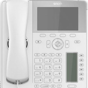 Snom D785 12-line Desktop SIP Phone in White - No PSU Included - Hi-Res 4.3" Colour Display - USB - Image 3