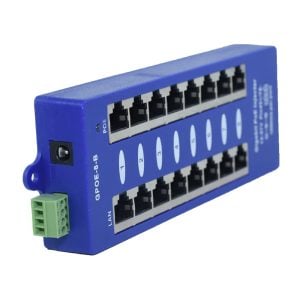 Passive POE Injector Hub, 8 Port, Gigabit, Blue - Image 3