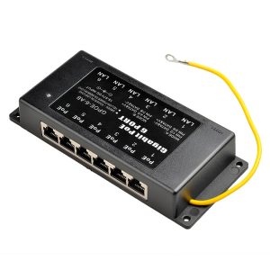 Passive POE Injector Hub, 6 Port, Gigabit, 2.1mm Jack - Image 3