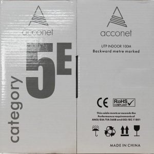 Acconet CAT5e Indoor Ethernet Cable 100m White CCA UTP Pull Box | CAT5-100 - Image 3