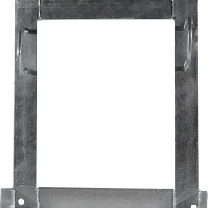 Square Wall Mount Brackets, 250mm Offset, 32-60mm, Two Clamp Galvanised - Image 3