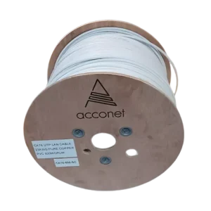 Acconet CAT6 Indoor Ethernet Cable 500m White Solid Copper UTP Roll | CAT6-500-SC - Image 3